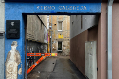 The entrance to Kiemo Galerija (Peter Moore)