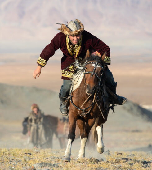 Horseman at the World Nomad Games (Shutterstock)